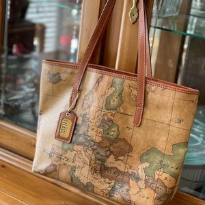 Woman World Map Tote Bag